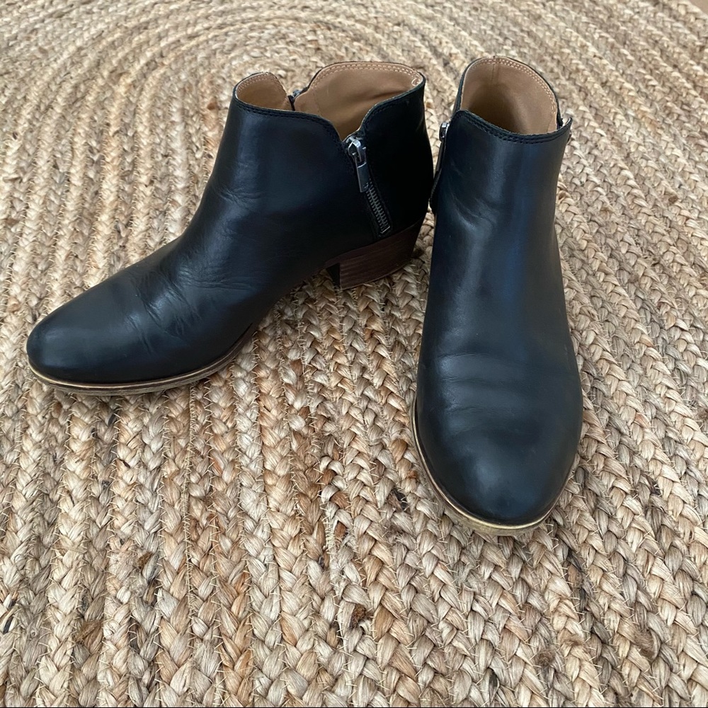 Lucky leather booties